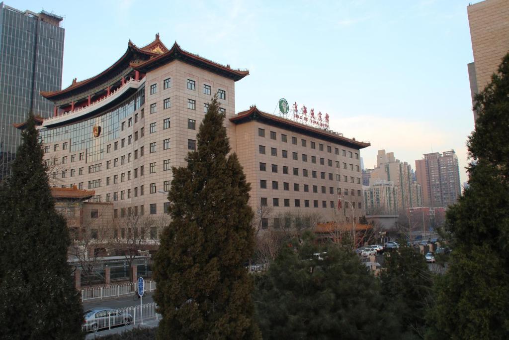 Jing Du Yuan Hotel Peking Exteriör bild
